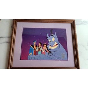 Disney's Aladdin 1996 Commemorative Lithograph